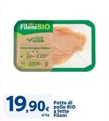 Fileni - Petto Di Pollo BIO A Fette