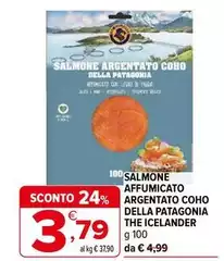 Patagonia - Salmone Affumicato Argentato Coho Della