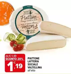 Latteria sociale valtellina - Piattone