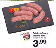 Bassi - Salsiccia Fresca Di Suino Italia