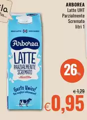 Arborea - Latte UHT Parzialmente Scremato