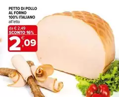 Petto Di Pollo Al Forno 100% Italiano