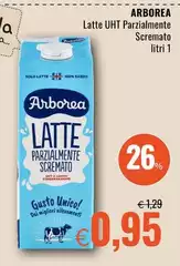 Arborea - Latte UHT Parzialmente Scremato