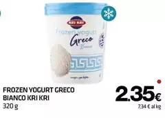 Kri kri - Frozen Yogurt Greco Bianco
