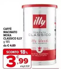 Illy - Caffè Macinato Moka Classico
