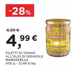 Maruzzella - Filetti Di Tonno All'Olio Di Girasole
