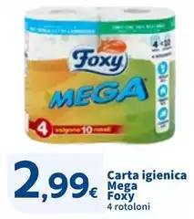 Foxy - Carta Igienica Mega