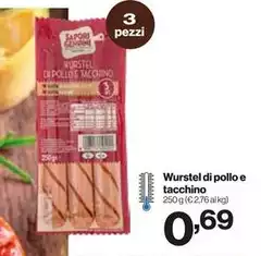 Sapori - Wurstel Di Pollo E Tacchino