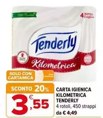 Tenderly - Carta Igienica Kilometrica