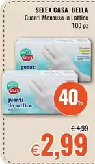 Selex -  Casa Bella Guanti Monouso In Lattice