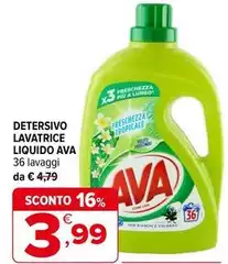 Ava - Detersivo Lavatrice Liquido