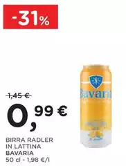 Bavaria - Birra Radler In Lattina