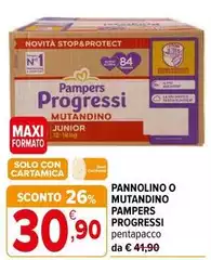 Pampers - Pannolino O Mutandino Progressi
