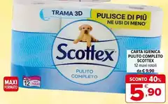 Scottex - Carta Igienica Pulito Completo
