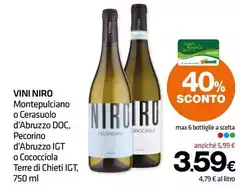 Niro - Montepulciano O Cerasuolo D'Abruzzo DOC