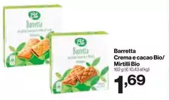 Bio - Barretta Crema E Cacao / Mirtilli