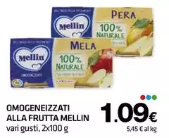 Mellin - Omogeneizzati Alla Frutta