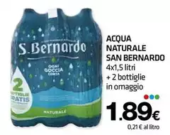 S. bernardo - Acqua Naturale