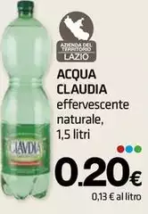 Claudia - Acqua Effervescente Naturale