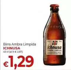 Ichnusa - Birra Ambra Limpida