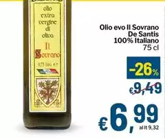 De santis - Olio Evo Il Sovrano