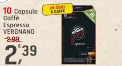Caffè vergnano - Caffè Espresso