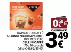 Caffè cagliari - Capsule Di Caffè Al Ginseng/Compatibili Dolcegusto