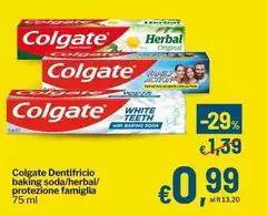 Colgate - Dentifricio Baking Soda
