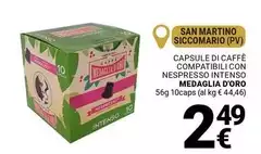 Maialino d'oro - Capsule Di Caffè Compatibili Con Nespresso Intenso