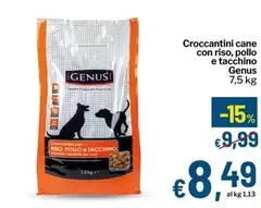 Genus - Croccantini Cane Con Riso, Pollo E Tacchino