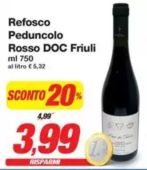 Refosco Peduncolo Rosso DOC Friuli