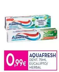 Aquafood - Dent. 75ml Eucalipto/ Herbal