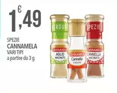 Cannamela - Spezie