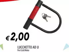U! - Lucchetto Ad U