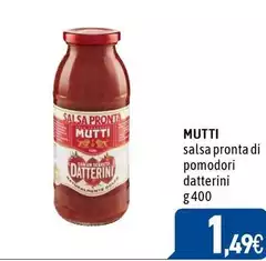 Mutti - Salsa Pronta Di Pomodori Datterini