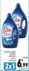Bio Presto - Detersivo Liquido Lavatrice