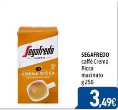 Segafredo - Caffè Crema Ricca Macinato