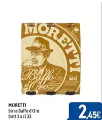 Moretti - Birra Baffo D'Oro