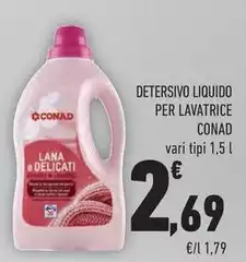 Conad - Detersivo Liquido Per Lavatrice