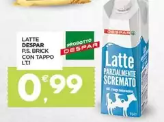 Despar - Latte  P.S. Brick Con Tappo