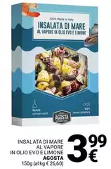 Marè - Insalata Di Mare Al Vapore In Olio Evo E Limone