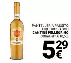 Cantine pellegrino - Pantelleria Passito Liquoroso DOC