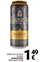 Monastère - Birra In Lattina Blond