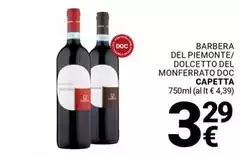 Piemonte - Barbera Del / Dolcetto Del Monferrato DOC