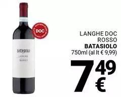 Batasiolo - Langhe DOC Rosso