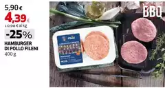 Fileni - Hamburger Di Pollo