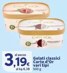 Carte d'or - Gelati Classici