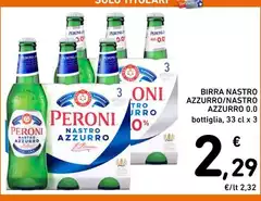 Peroni - Birra Nastro Azzurro/Nastro Azzurro 0.0