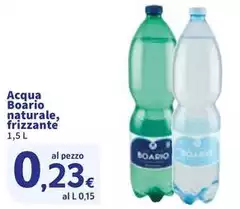 Boario - Acqua Naturale, Frizzante