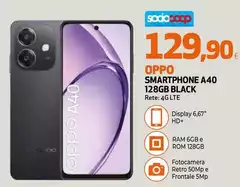 Oppo - A40 128GB Black